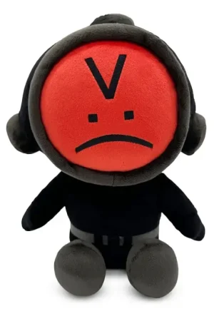 Content Warning soft toy Red 22 cm Figuurtje Merkproduct