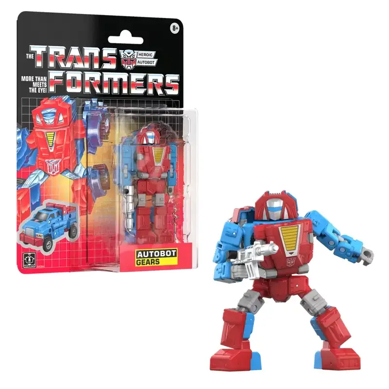 Weekendaanbieding TRANSFORMERS - G1 Autobot Gears - Retro Figure 13cm Figuurtje
