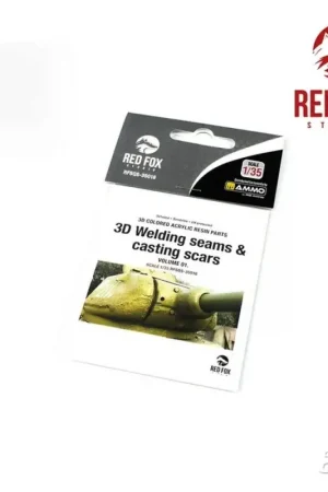3D Welding Seams & Casting Scars vol.01 (3D acrylic colored resin upgrade parts) Gereduceerde Prijs