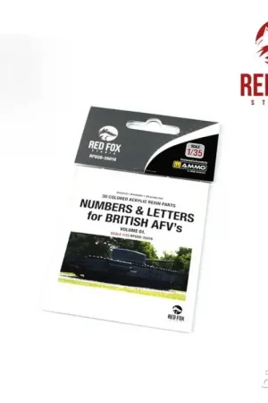 3D Resin Foundry Numeral & Letters for British AFV's vol.01 Beste Prijs