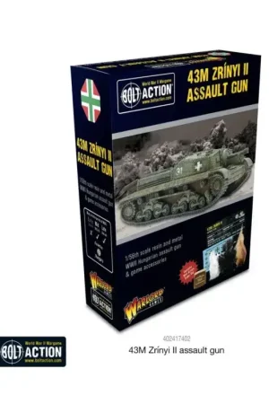 Hungarian 43M Zrinyi II Assault Gun Tank Figuur spellet Premium