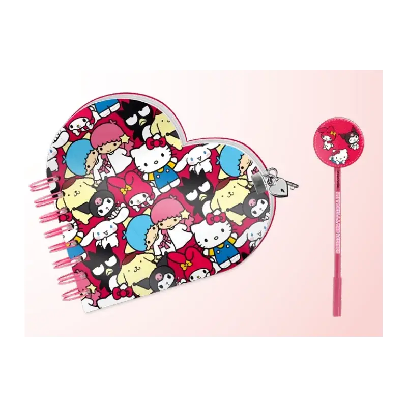 HELLO KITTY & Friends - Gift Box - Secret Journal + Ballpoint Pen Uitverkoop