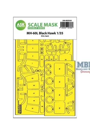 MH-60L Black Hawk double-sided fit expr.mask Kitty Beperkte Voorraad