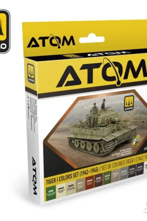 Alleen Vandaag ATOM TIGER I COLORS (1942-1945) Set Acrylverf