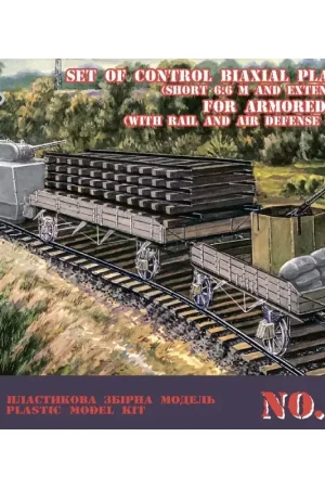 Actieprijs Set of biaxial control flat wagons Schaalmodel
