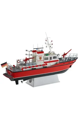 Flitsaanbieding Radio controlled electric boat FLB-1 fireboat kit 1:25 elektrisch RC boot