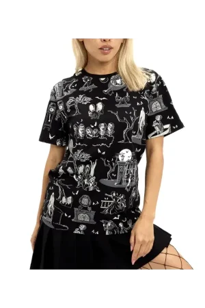 Direct Beschikbaar DISNEY - Haunted Mansion - Unisex T-Shirt Loungefly