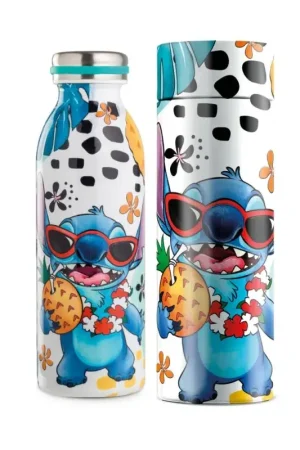 Beste Prijs STITCH - 500ml Stainless Steel Bottle - White