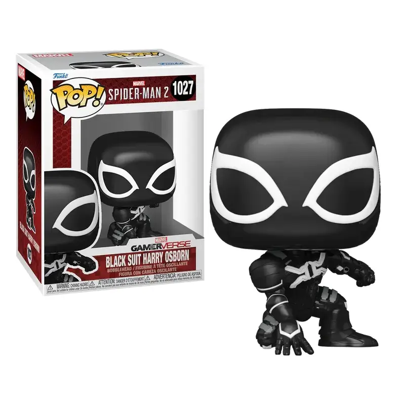 SPIDER-MAN 2 - POP Games N° 1027 - Harry Osborn (Black Suit) Pop figur Tijdelijk Beschikbaar