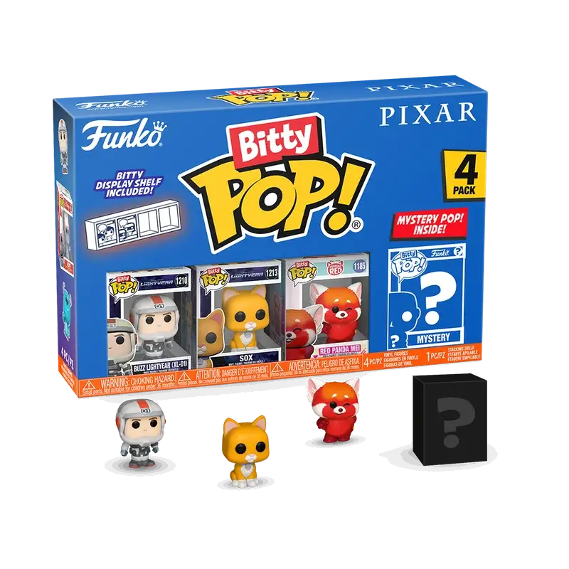 Speciale Aanbieding PIXAR - Bitty Pop 4 Pack 2.5cm - Lightning Pop figur