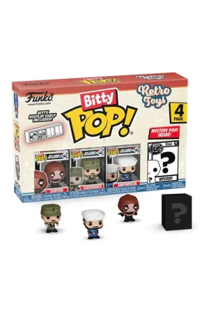 RETRO TOYS - Bitty Pop 4 Pack 2.5cm - GI Joe Pop figur Favoriet