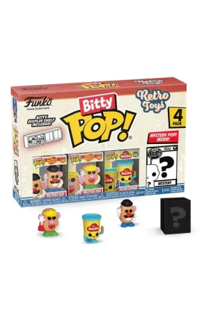 Korting RETRO TOYS - Bitty Pop 4 Pack 2.5cm - Mr Potato Head Pop figur