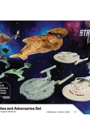 Finale Uitverkoop AMT: 1:2500 Star Trek Adversaries & Allies Ship Set