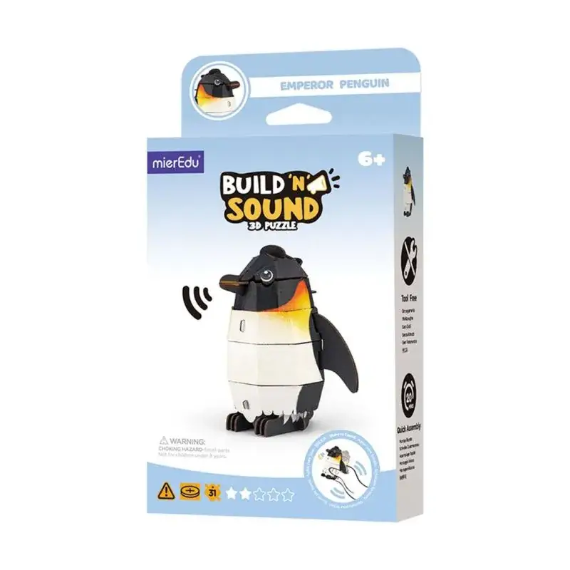 Premium Puzzle 3d Mieredu - 3D Construction Puzzle - Emperor Penguin
