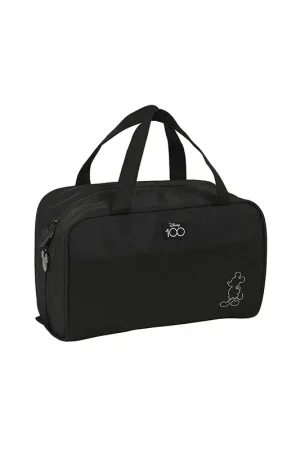 Rechtstreeks Van De Fabrikant Black rectangular toiletry bag - Mickey Mouse - Disney 100 years of Wonder