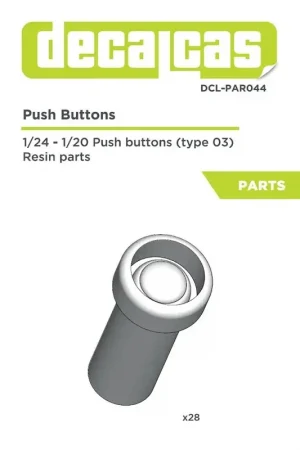 1/20 - 1/24 push buttons type 03 Uitverkoop