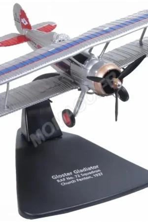 Seizoensaanbieding Raf no.72 sqn church fenton 1937 gloster gladiator Miniatuur