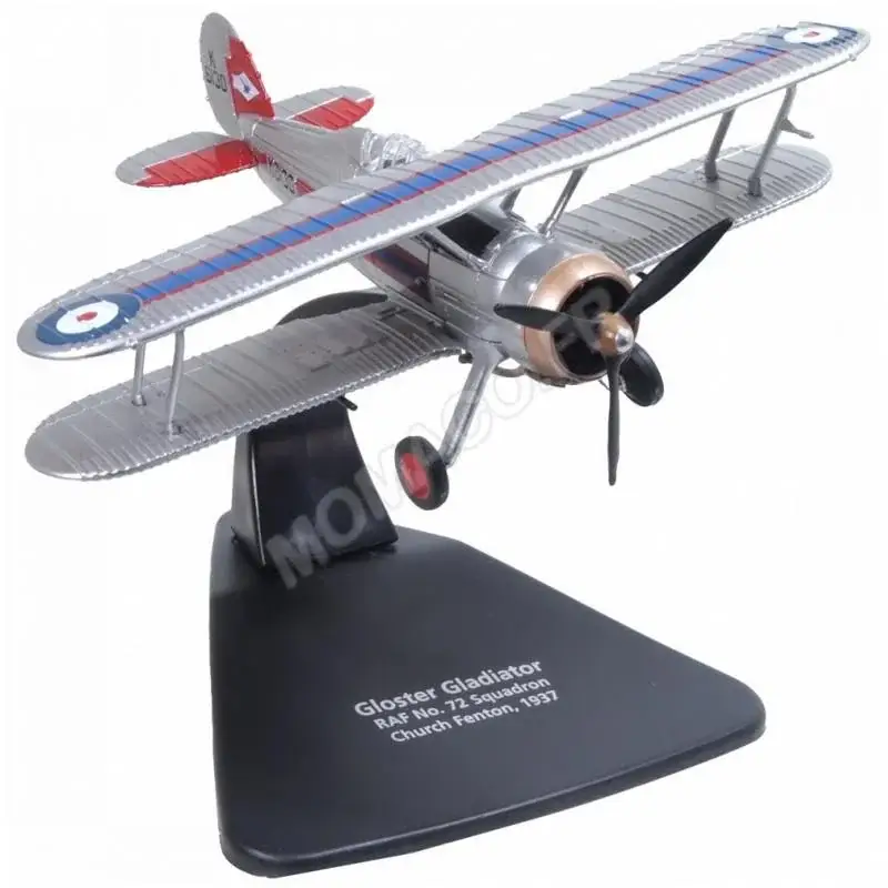 Seizoensaanbieding Raf no.72 sqn church fenton 1937 gloster gladiator Miniatuur