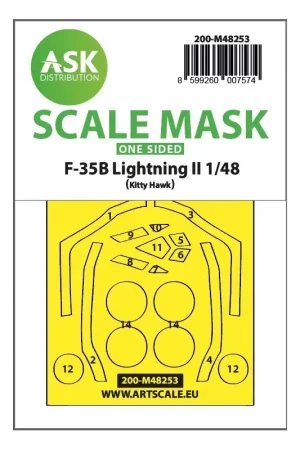 Aanbieding F-35B Lightning II one-sided express fit mask for Kitty Hawk