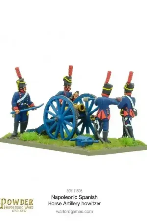 Napoleonic Spanish Horse Artillery with Howitzer Figuur spellet Bestel Nu