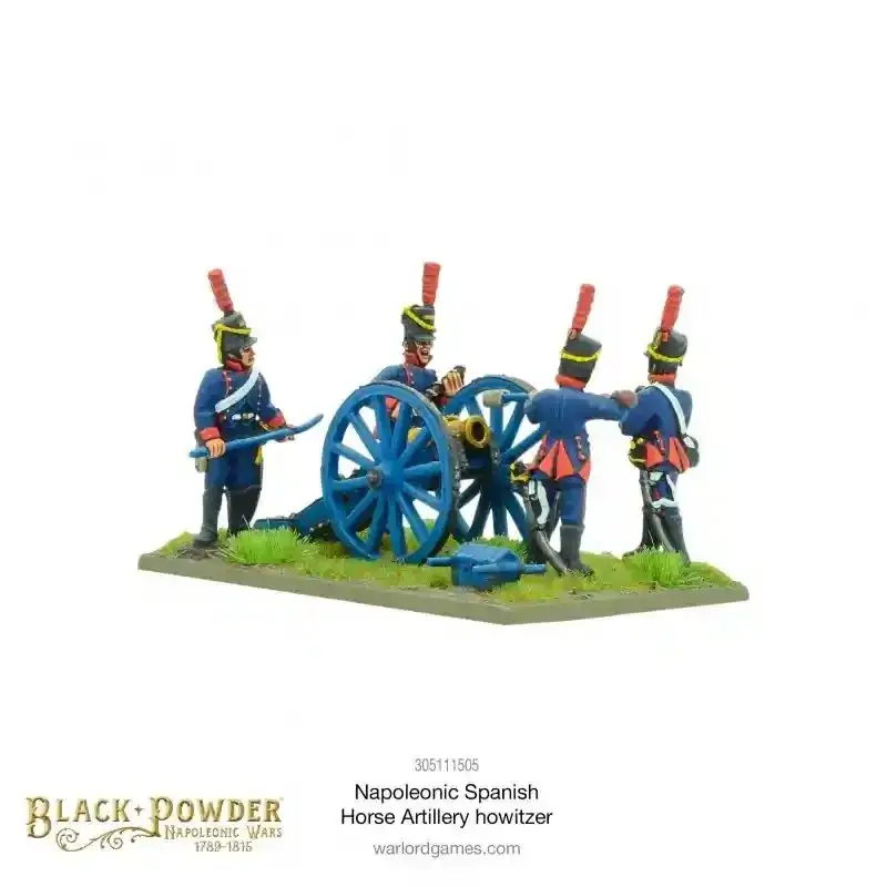Napoleonic Spanish Horse Artillery with Howitzer Figuur spellet Bestel Nu