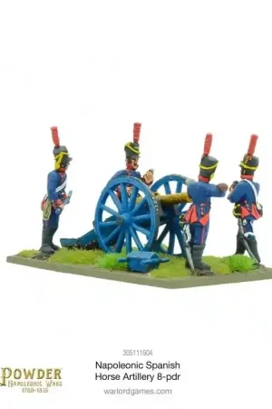 Napoleonic Spanish Horse Artillery with 8-Pdr Figuur spellet Hete Deal