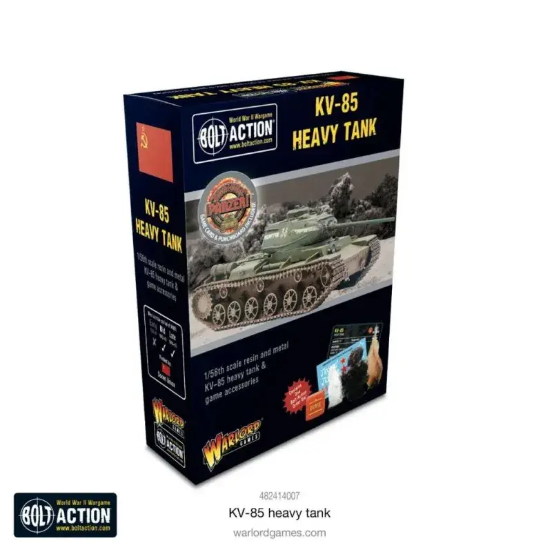 KV-85 Heavy Tank Figuur spellet Op = Op