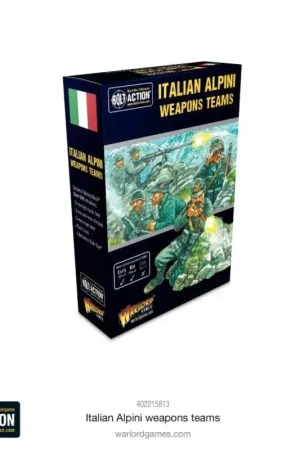 Italian Alpini Weapons Teams Figuur spellet Snelle Levering
