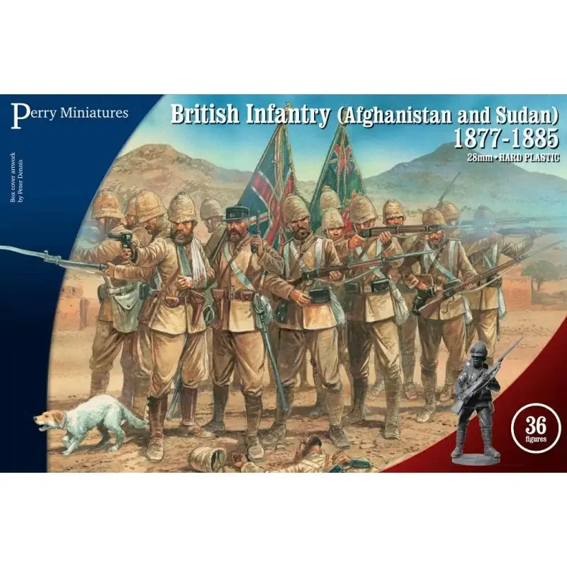 Dagaanbieding Perry Miniatures - Britse infanterie in Afghanistan en Soedan 1877-1885 Figuren