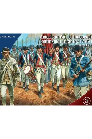 Perry Miniatures - Amerikaanse Onafhankelijkheidsoorlog Continentale Infanterie 1776-1783 Beperkt Aanbod