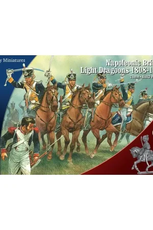Perry Miniatures - Napoleontische Britse lichte dragonders 1808-1815 Figuren Beste Prijs