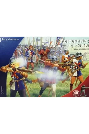 Seizoensaanbieding Perry Miniatures - 'Huurlingen', Europese infanterie 1450-1500 Figuren