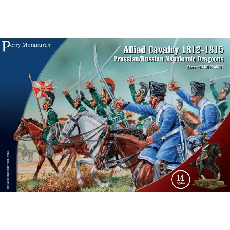 Perry Miniatures - Geallieerde cavalerie-Pruisische en Russische Napoleontische Dragoons 1812-1815 Exclusieve Aanbieding