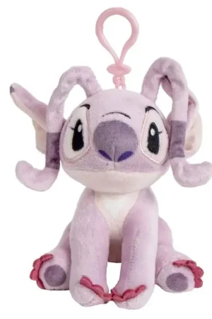 Populair STITCH - Bag Clip Plush Angel - 12cm