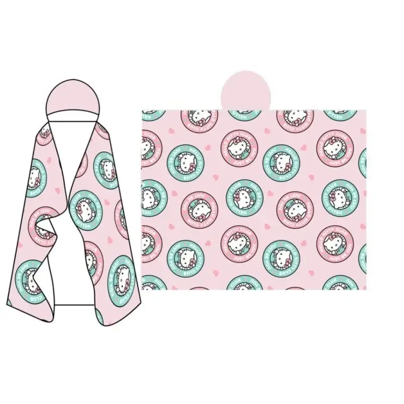 HELLO KITTY - Hooded blanket 120x150cm Hete Deal