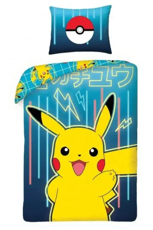 Hoge Kwaliteit Pokémon Pikachu bedding set 140 x 200 cm / 70 x 90 cm