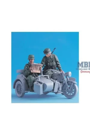Lage Prijs German Sidecar Team Figuren