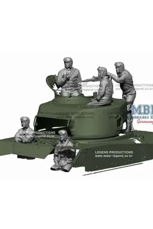 Op = Op WW2 US Tank Crew set 1:72 Figuren