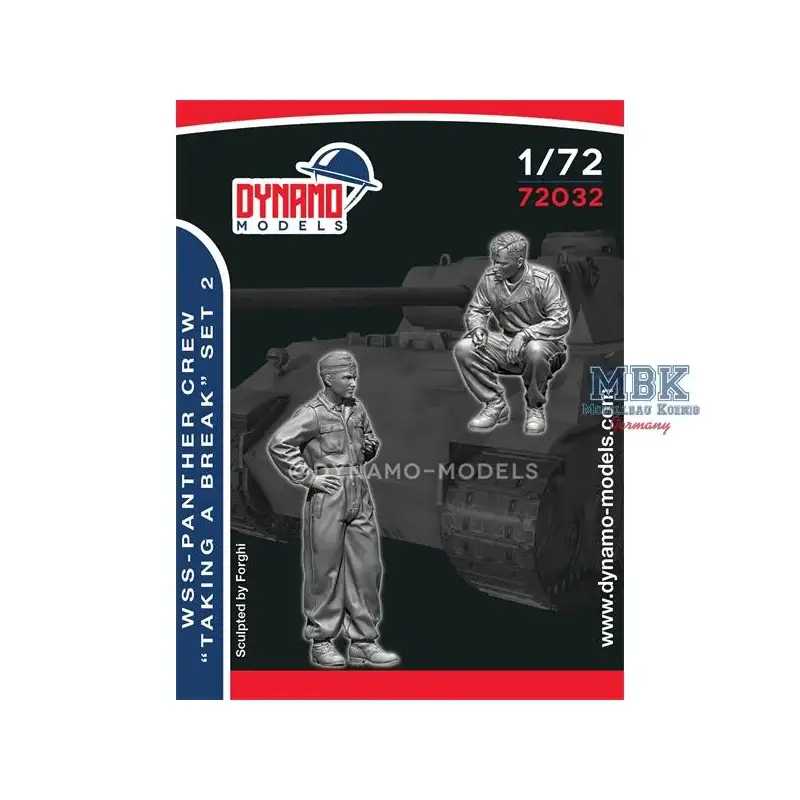 Direct Beschikbaar WSS – Panther Crew “Taking a Break” Set 2 - 1:72 Figuren