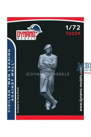 Civilian – Man Leaning Against Wall 1:72 Figuren Laatste Versie