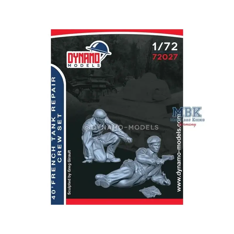 ’40 – French Tank Repair Crew Set 1:72 Figuren Korting