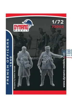 Laatste Versie French Officer Set 1:72 Figuren