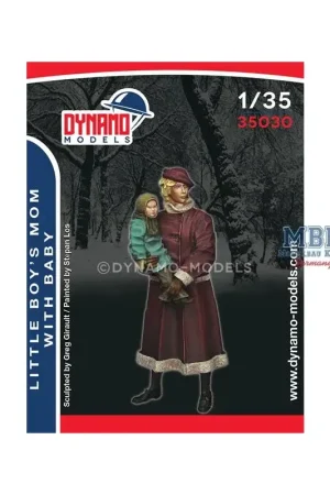 Lage Kosten Little boy's mom with baby Figuren