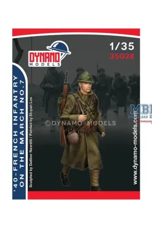 Meest Verkocht 1940 - French infantry on the march 7 Figuren