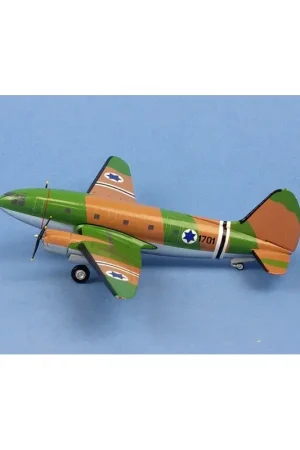 Gratis Retour Israel Air Force 1701 Curtiss C-46 Miniatuur