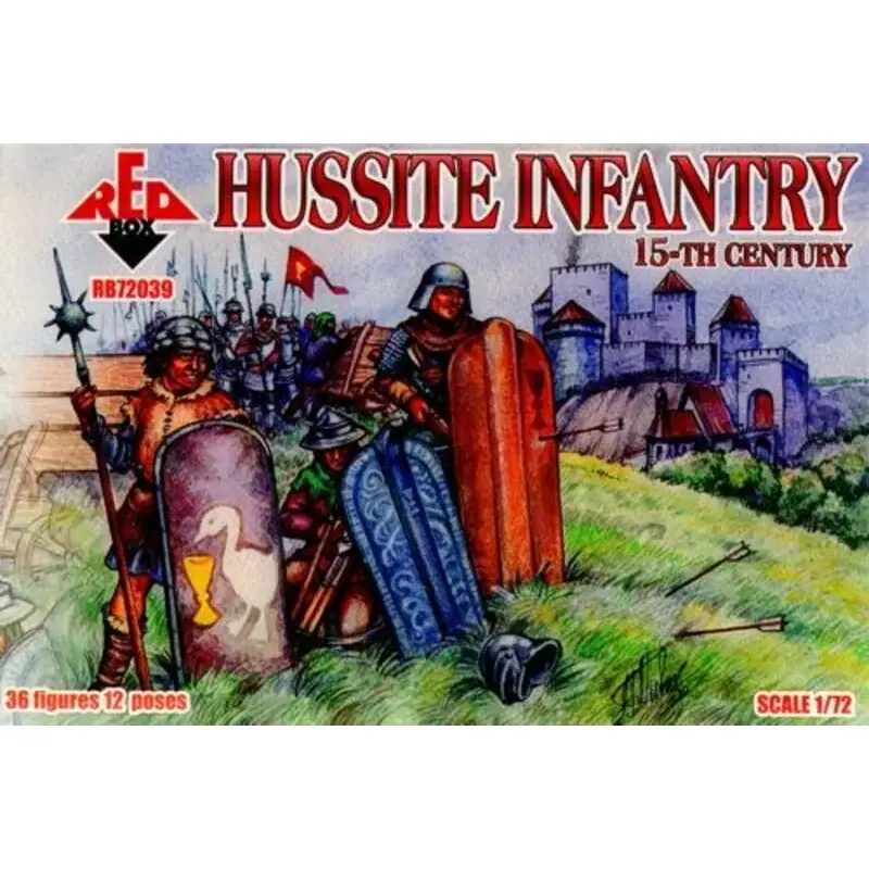 Hussite Infantry, 15th century. Figuren Flitsaanbieding