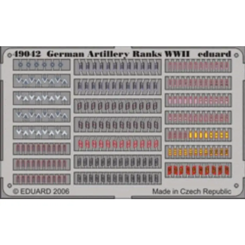 Betrouwbaar German Artillery Ranks WWII PRE-PAINTED IN COLOUR! Figuren