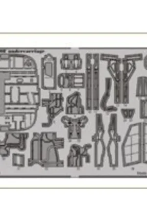 Alleen Vandaag North American F-100F Super Sabre undercarriage (designed to be used with model kits from Trumpeter)