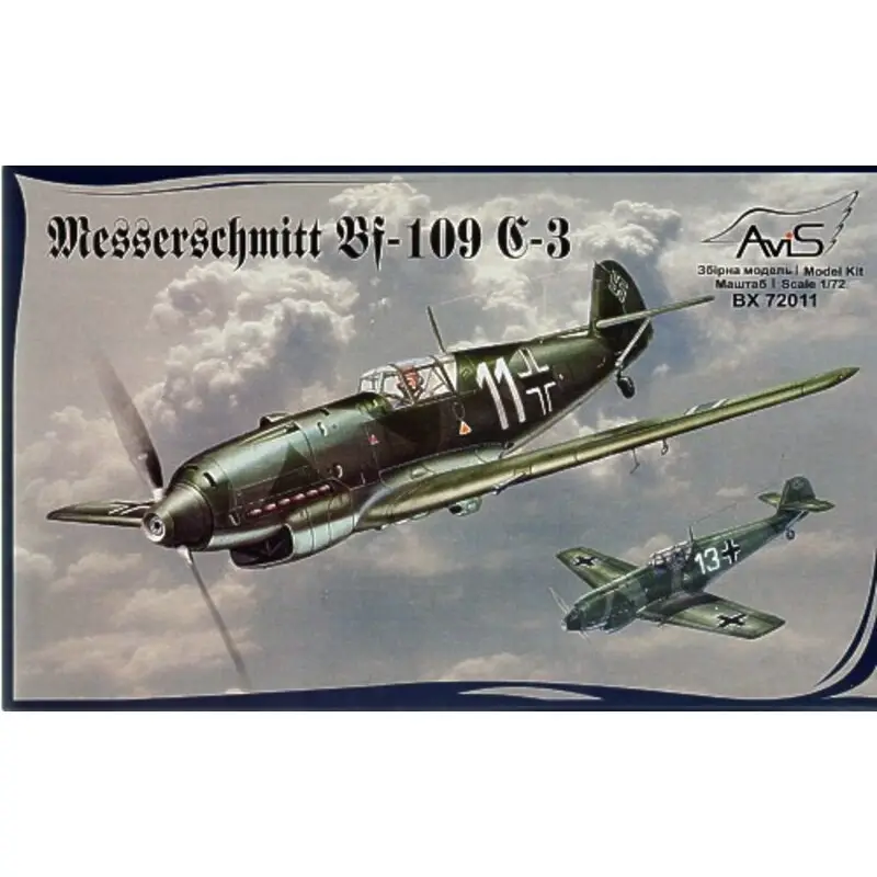 Messerschmitt Bf 109C-3 WWII German fighter. Schaalmodel Seizoensaanbieding