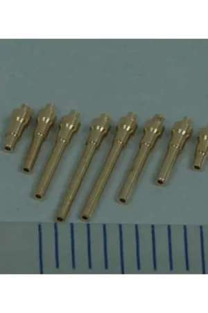Korting Set of 8 turned cal .50 (12,7mm) U.S. Browning M2 barrels for P-47 Thunderbolt